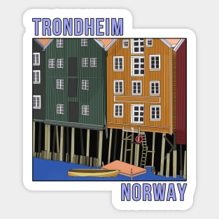 Trondheim Norway Sticker